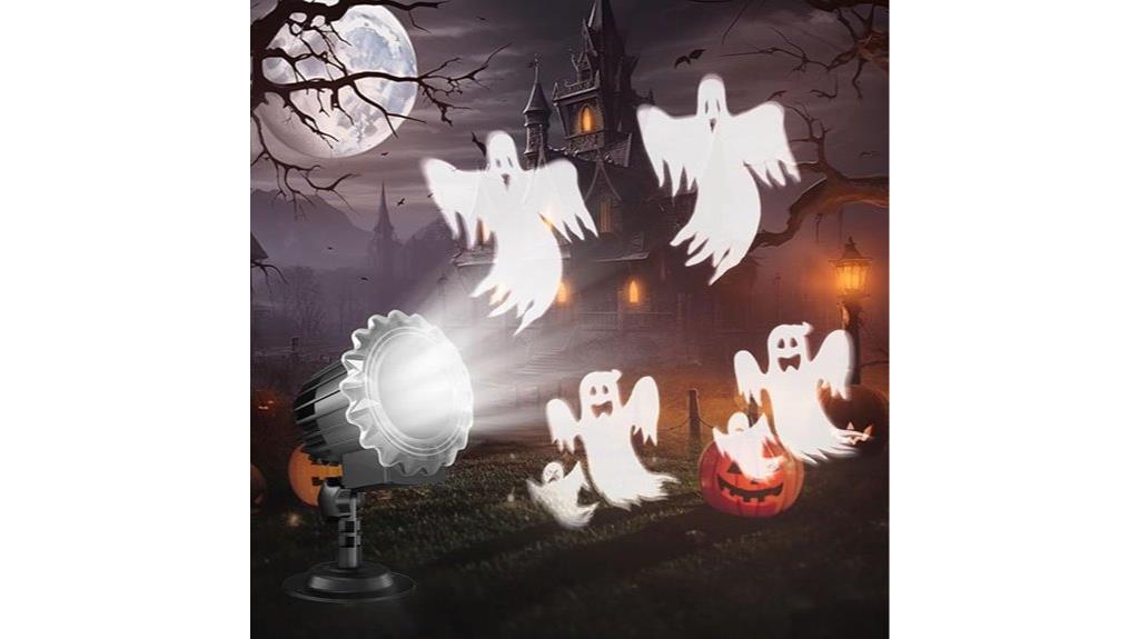 halloween ghost landscape projector