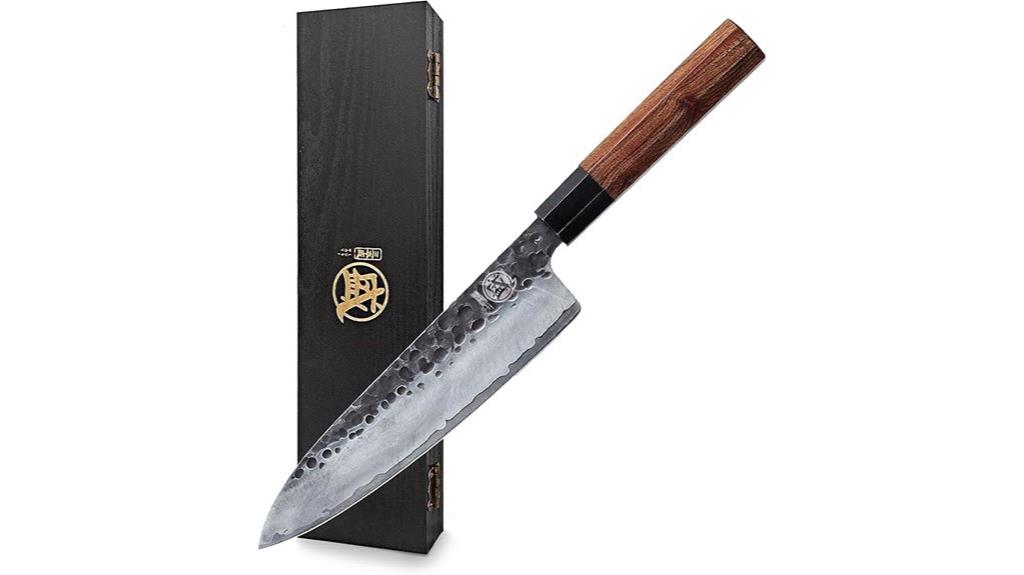 hand forged japanese knife