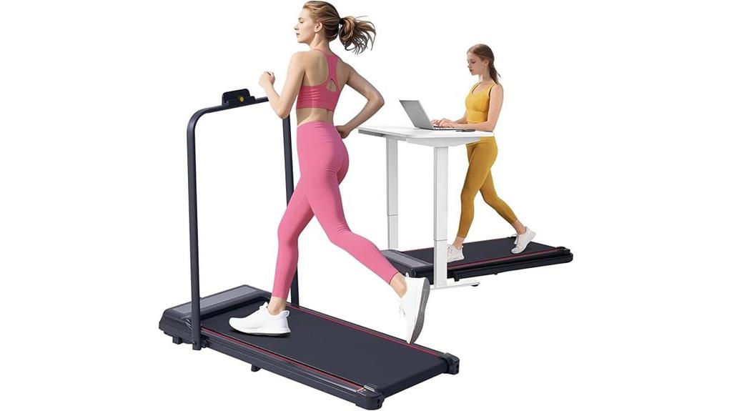 handle bar walking treadmill