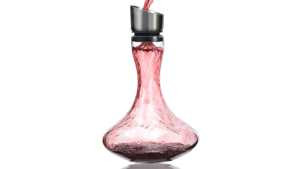 handmade 44oz wine decanter