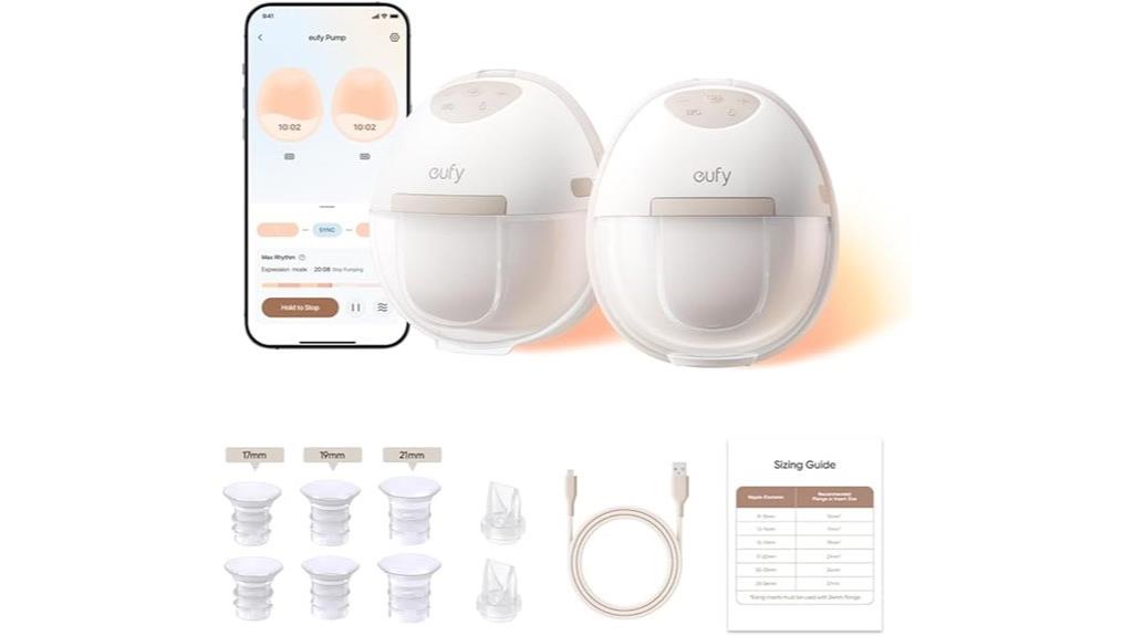 heated hands free breast pump