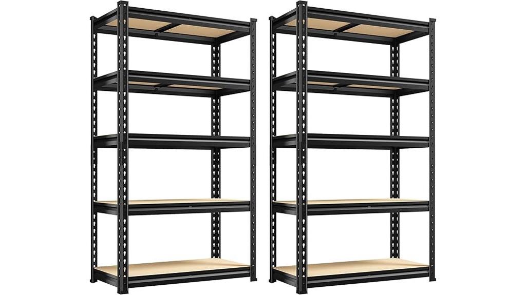 heavy duty metal shelving