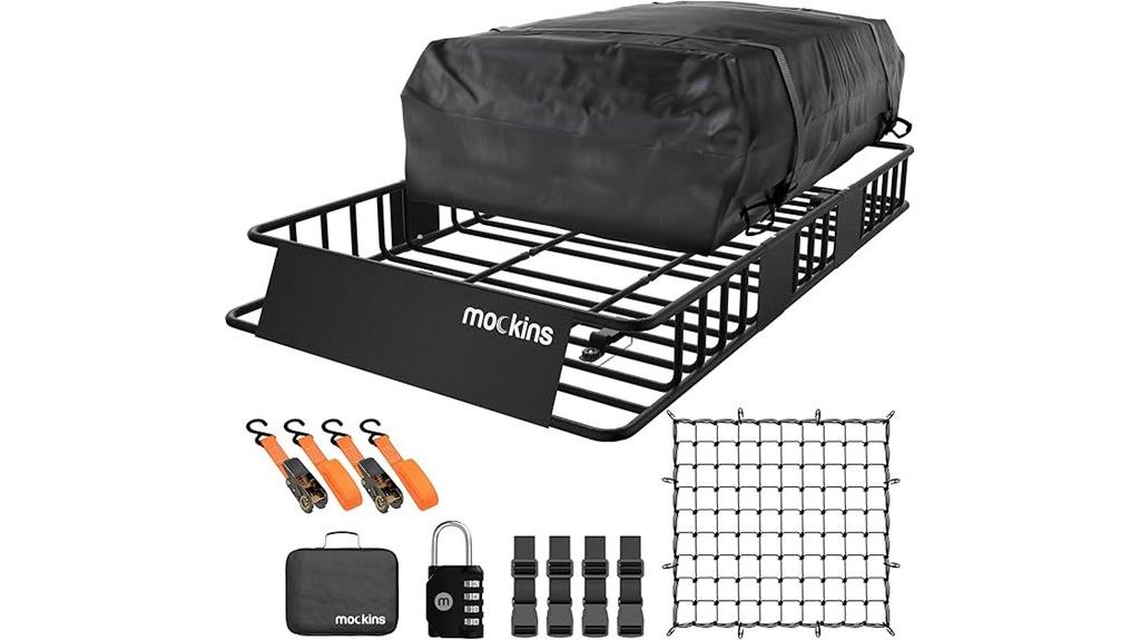 heavy duty roof rack basket