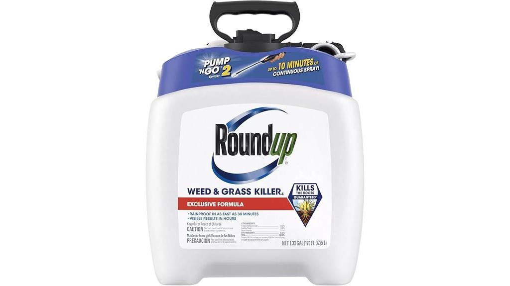 herbicide with pump sprayer
