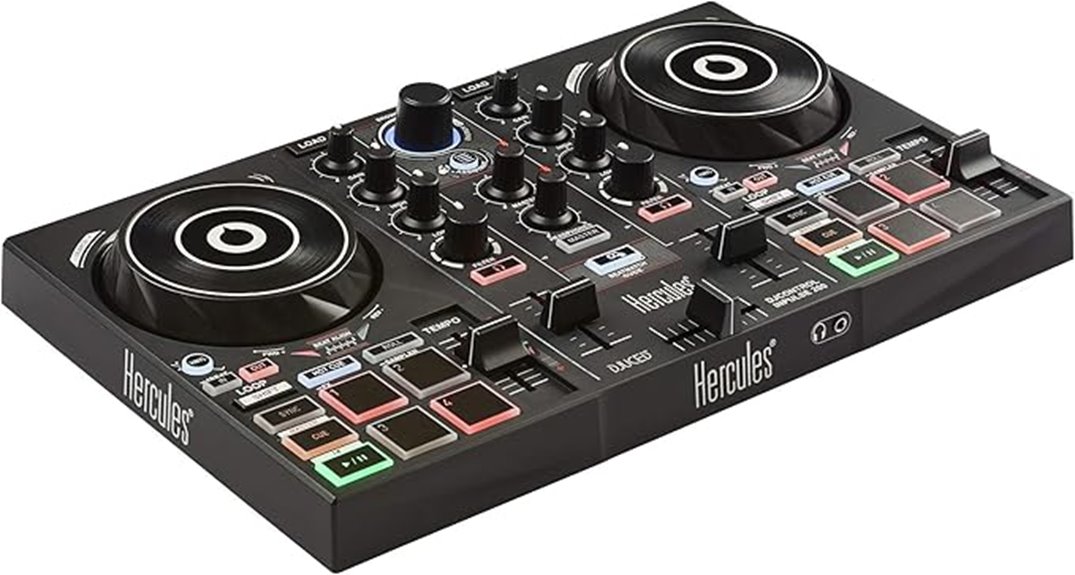 hercules dj controller sound