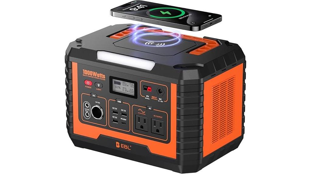 high capacity portable solar generator