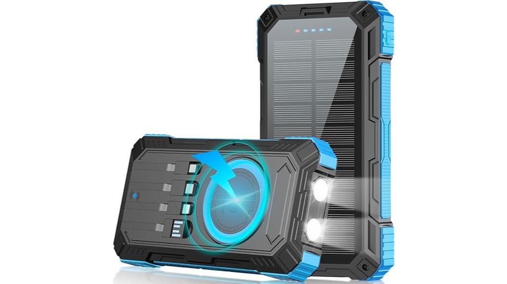 high capacity solar power bank