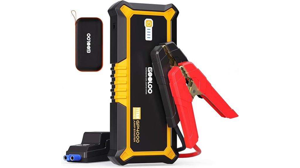high peak power car jump starter