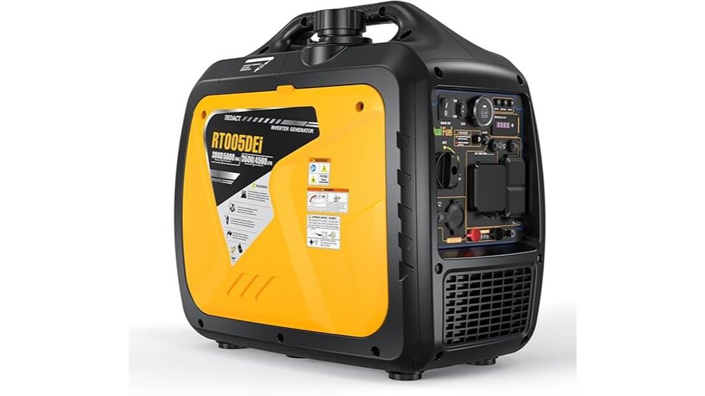 high power dual fuel generator