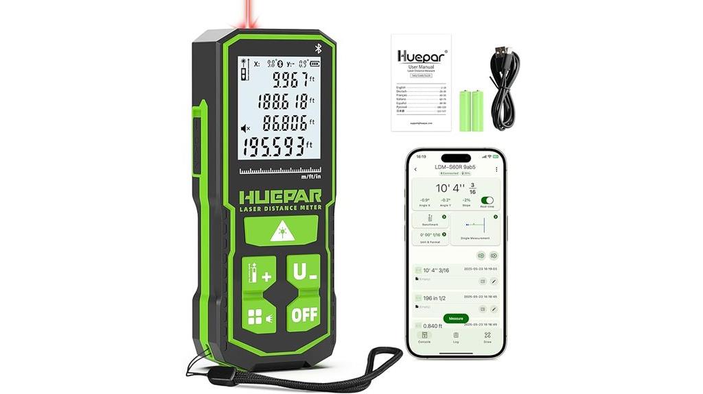 high precision rechargeable laser measure