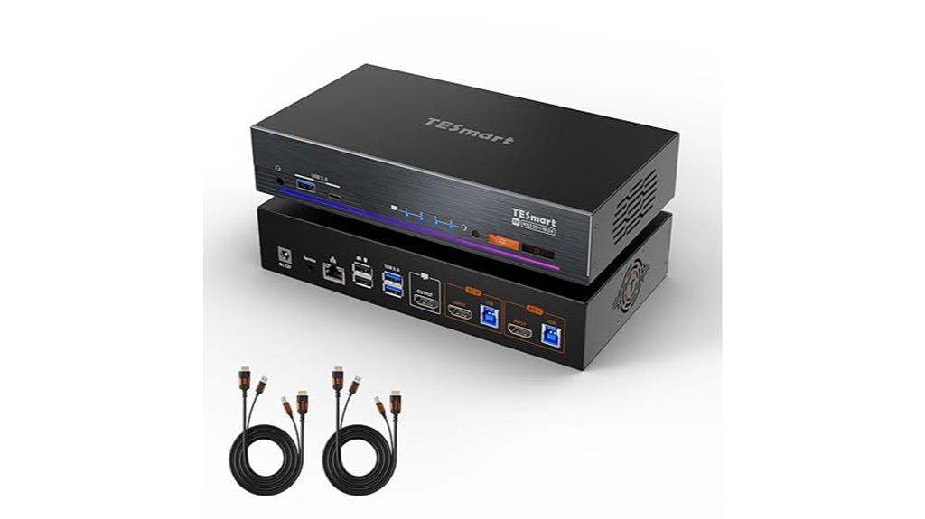 high resolution dual computer switch