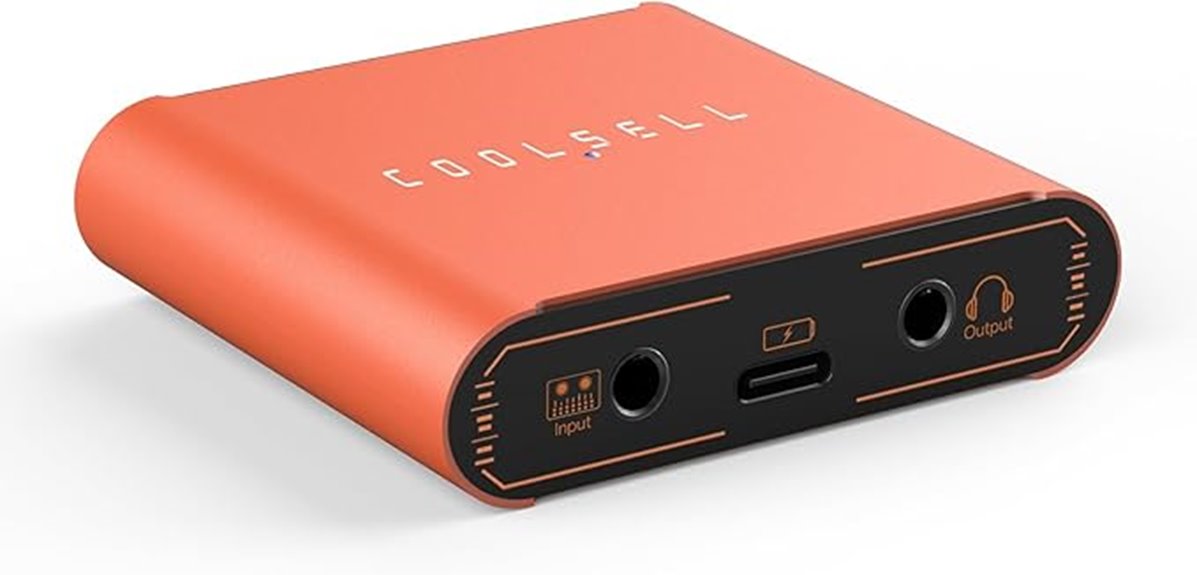 high resolution portable audio interface