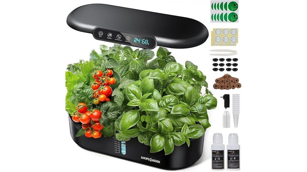 hydroponic kit with leds