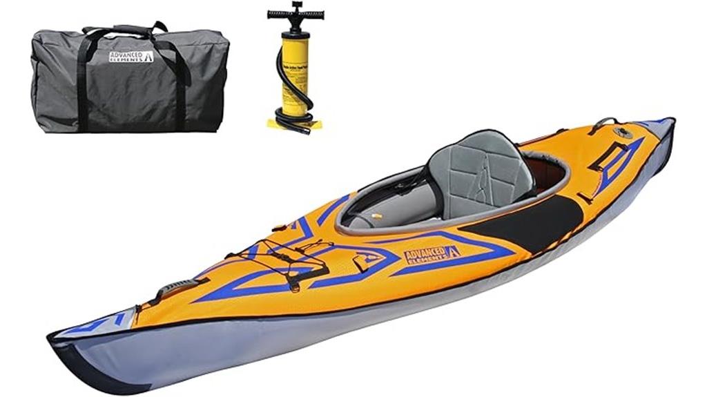inflatable kayak with advanced features
