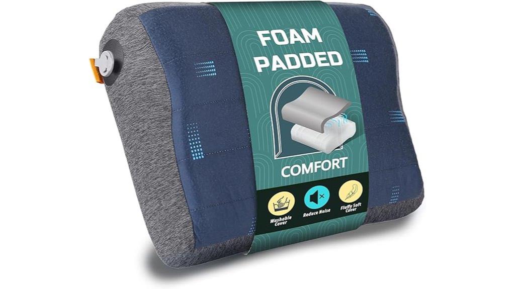 inflatable pillow with foam