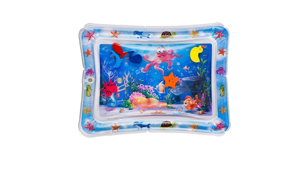 inflatable water play mat