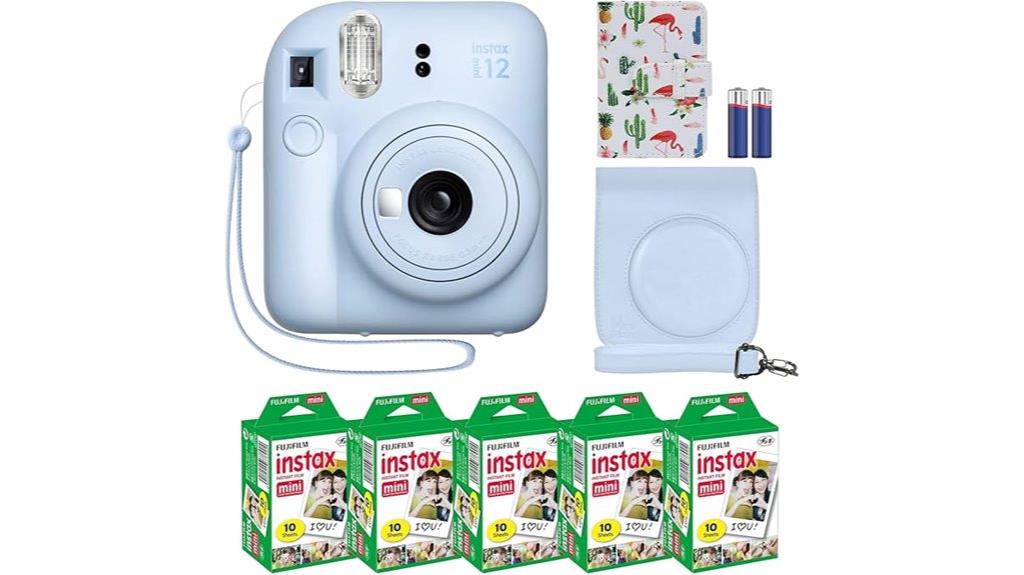 instant camera with accessories