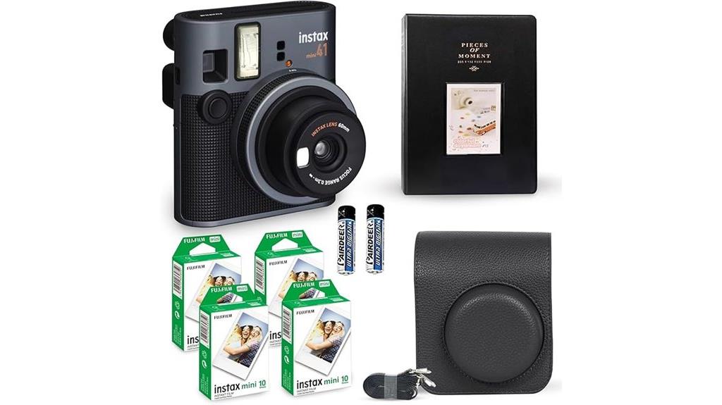 instant camera with accessories