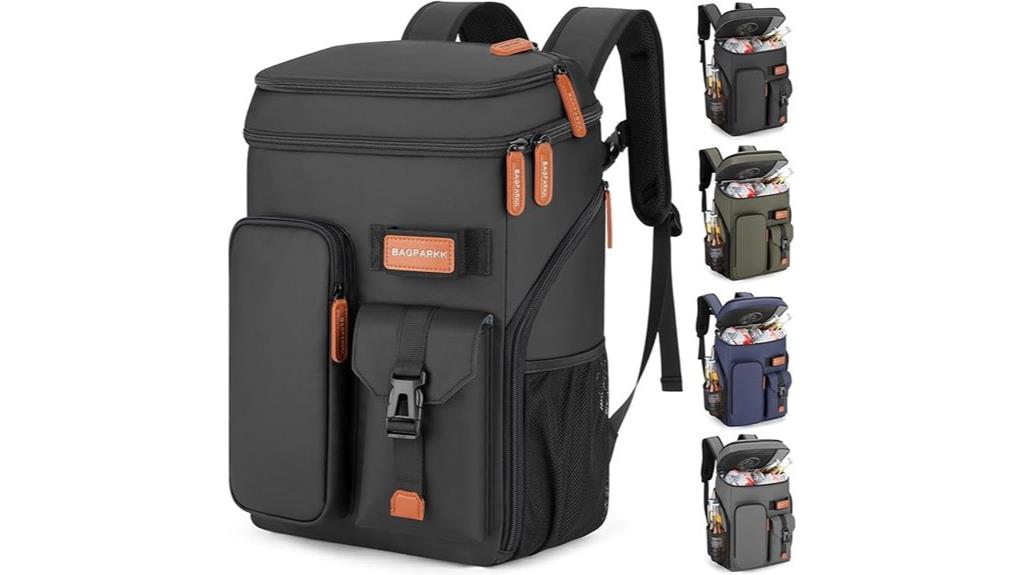 insulated cooler backpack capacity