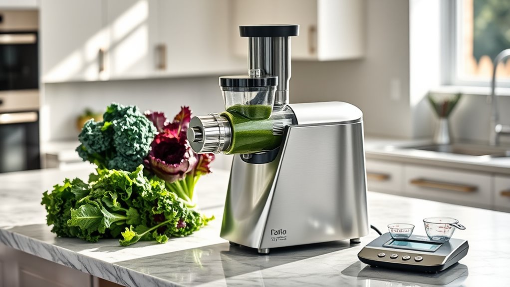 juicer features for greens