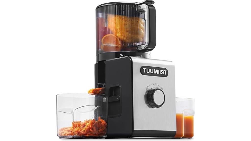 juicer with wide feed