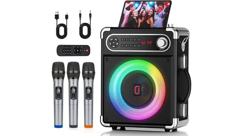 karaoke bluetooth microphone speaker