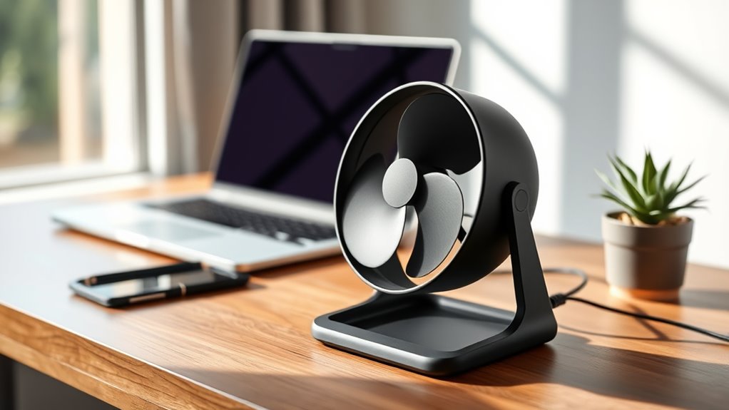 key factors for desk fans