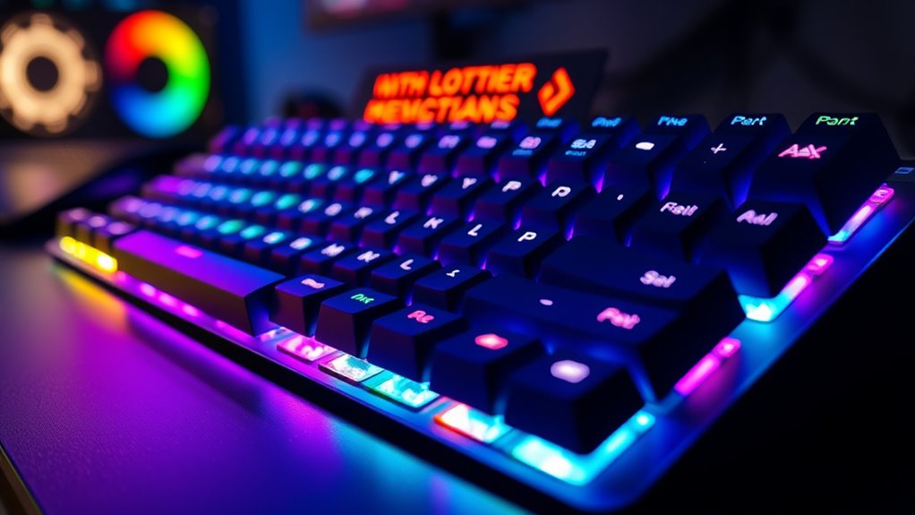 keyboard features and options