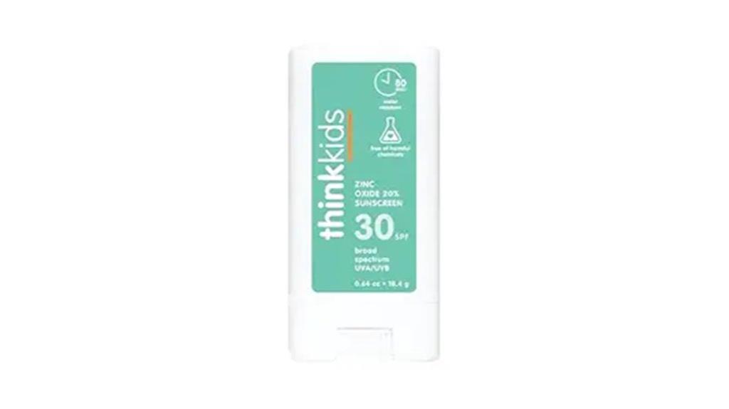 kids mineral sunscreen stick