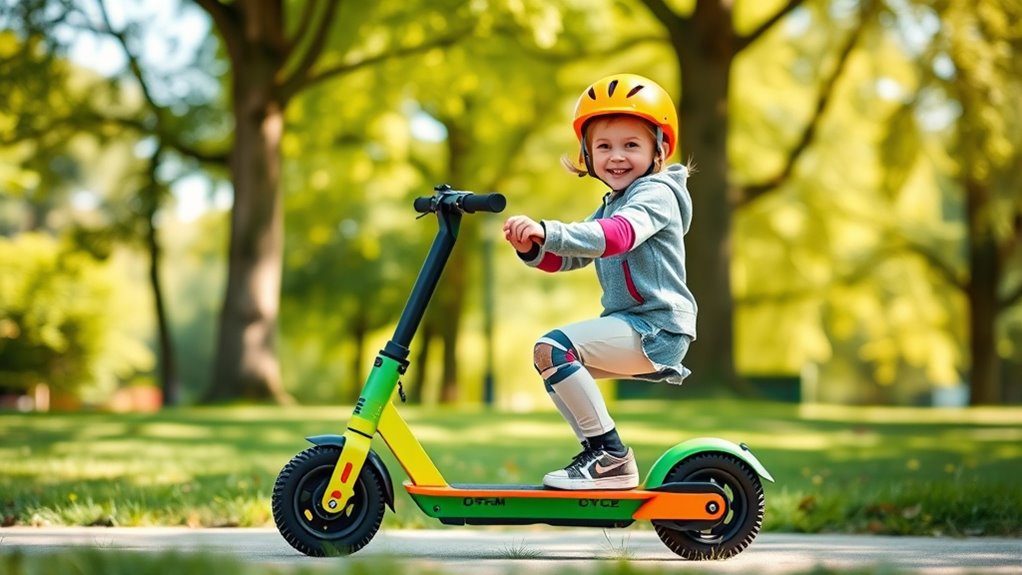 kids scooter safety features