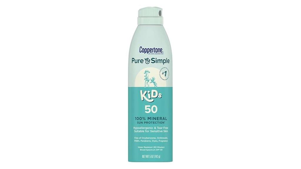 kids sunscreen spray