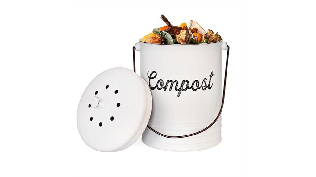 kitchen compost bin capacity