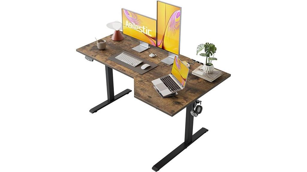 l shaped 55 inch desk