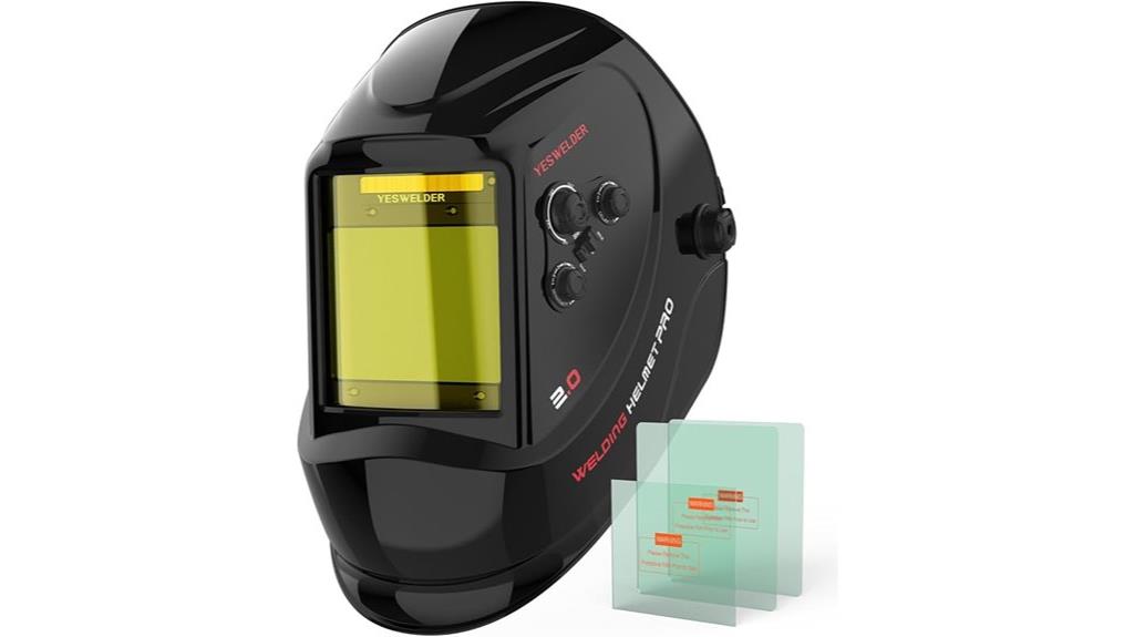 large auto darkening helmet