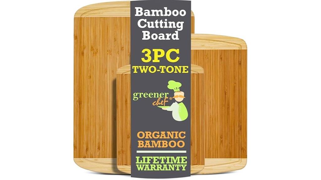 large bamboo cutting board