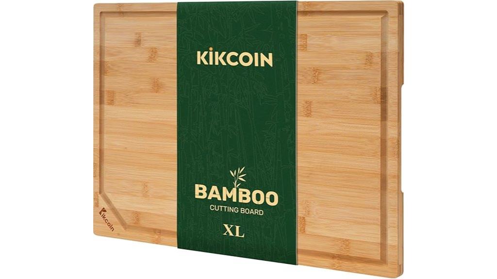 large bamboo kitchen board