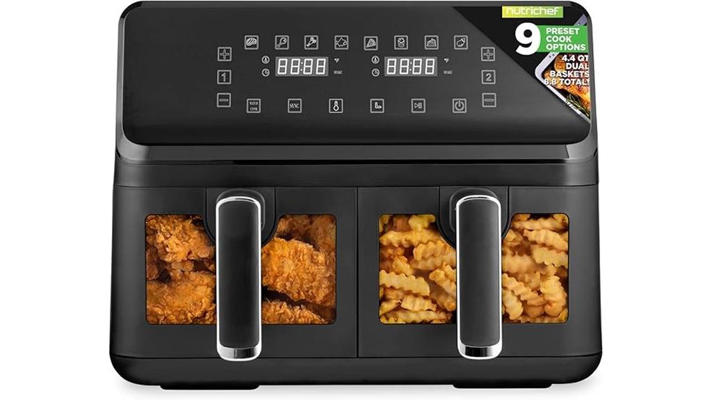 large capacity double basket