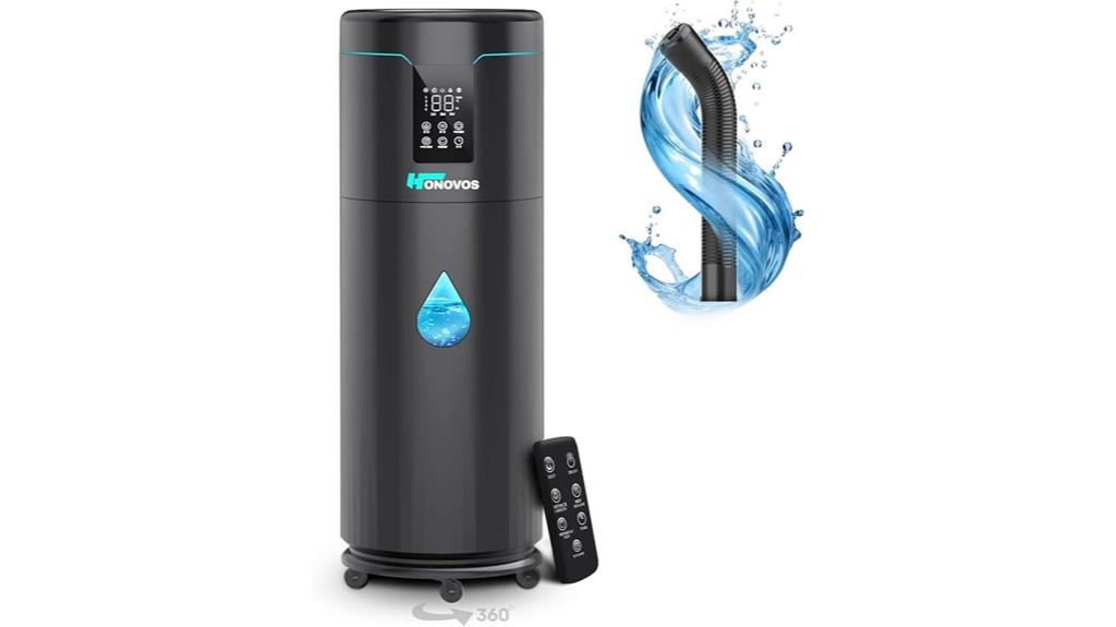 large capacity humidifier with multiple speeds