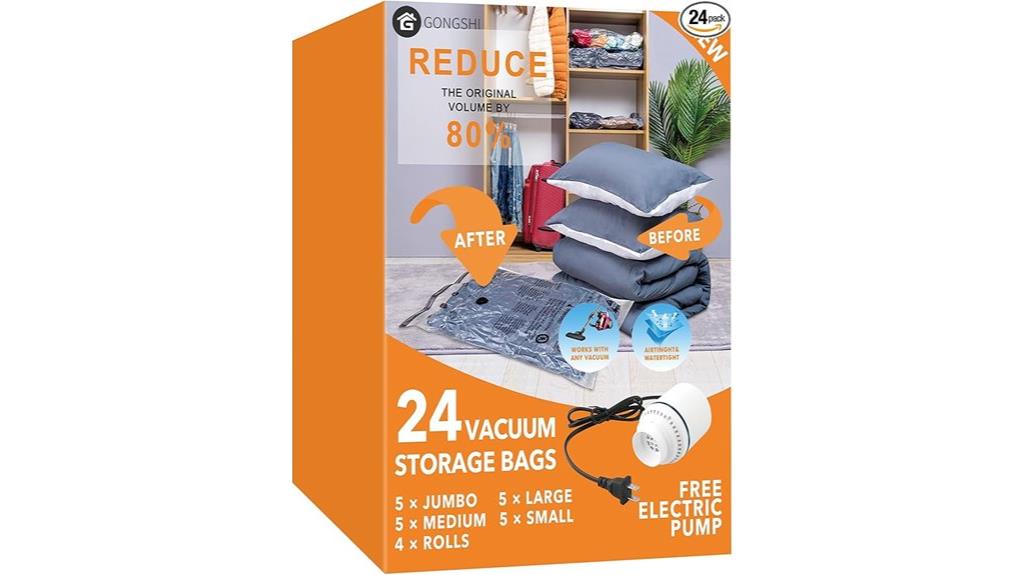large capacity vacuum bags