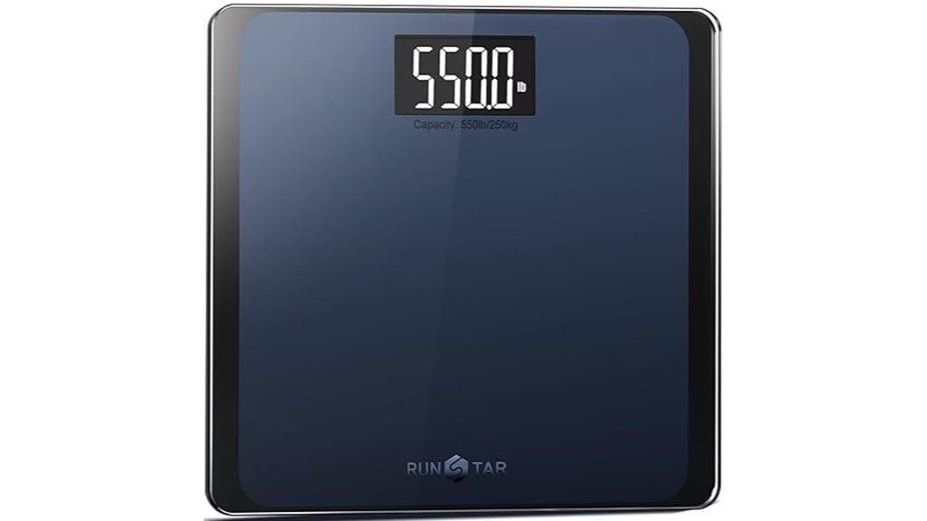 large lcd digital bathroom scale