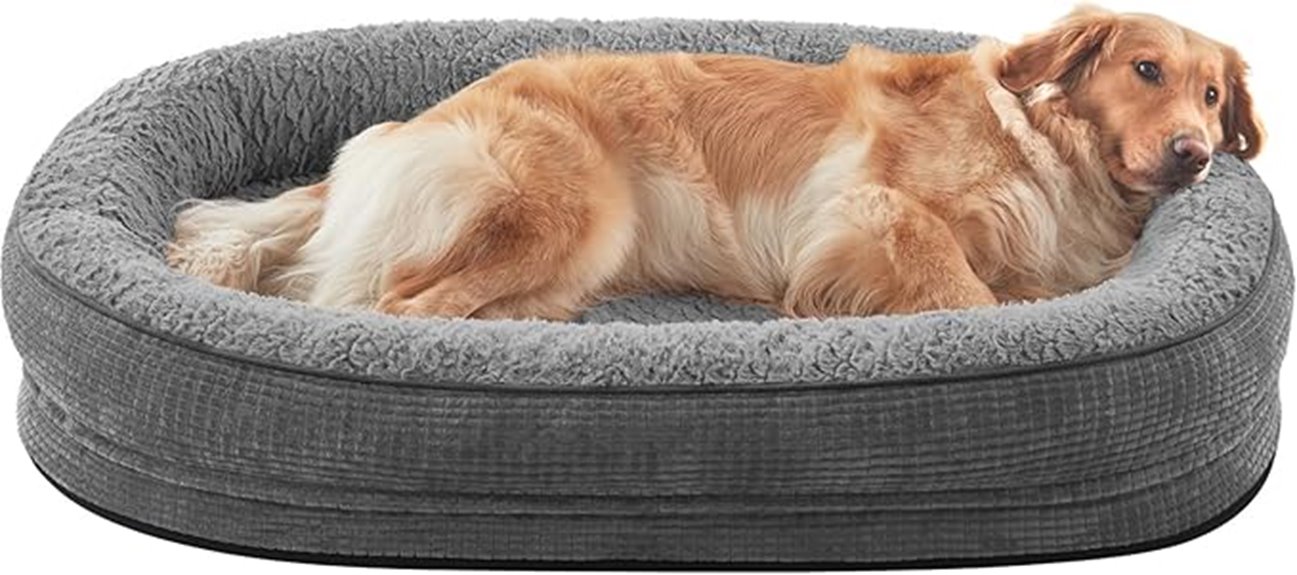 large orthopedic dog bed