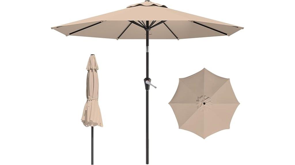 large outdoor patio umbrella