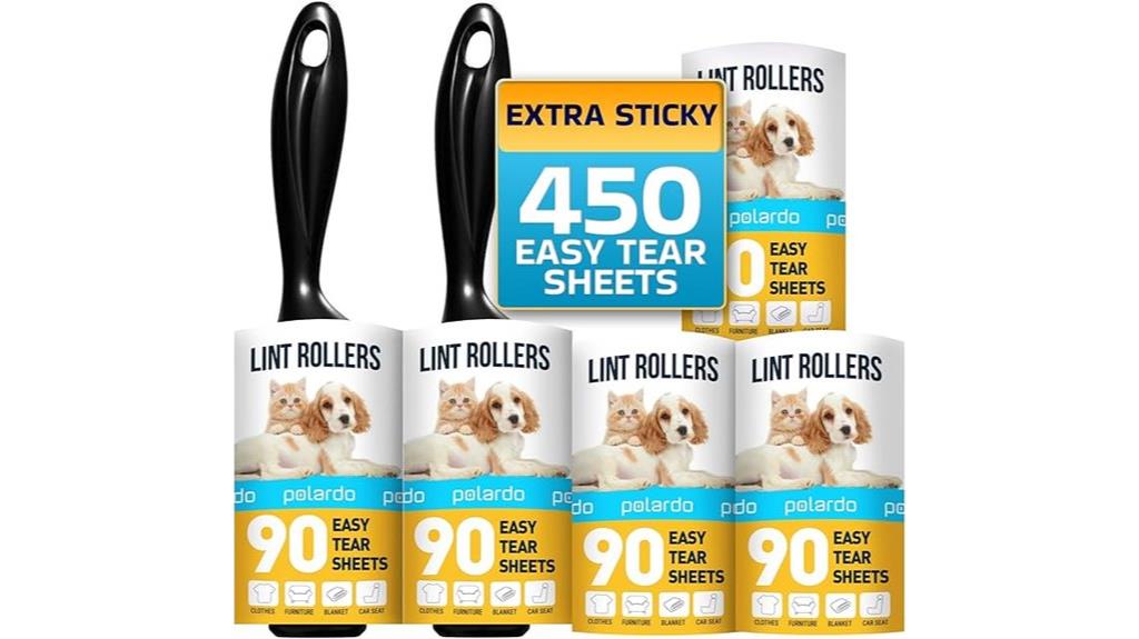 large pet hair rollers