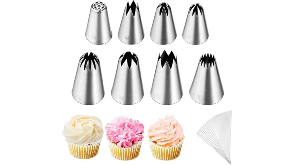 large piping tips set