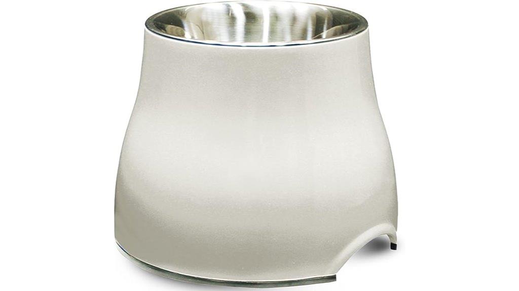 large stainless steel dog bowl