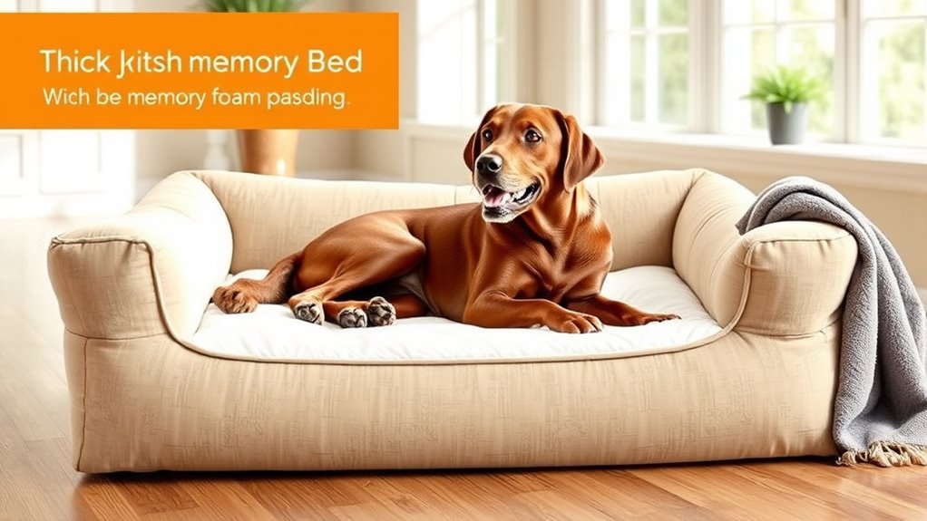 large supportive waterproof beds