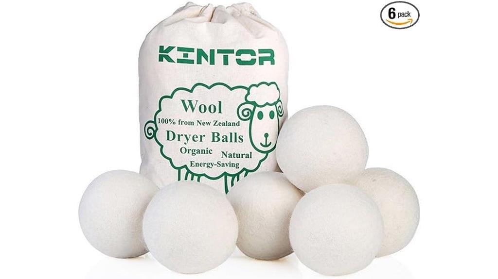 large wool dryer ball set
