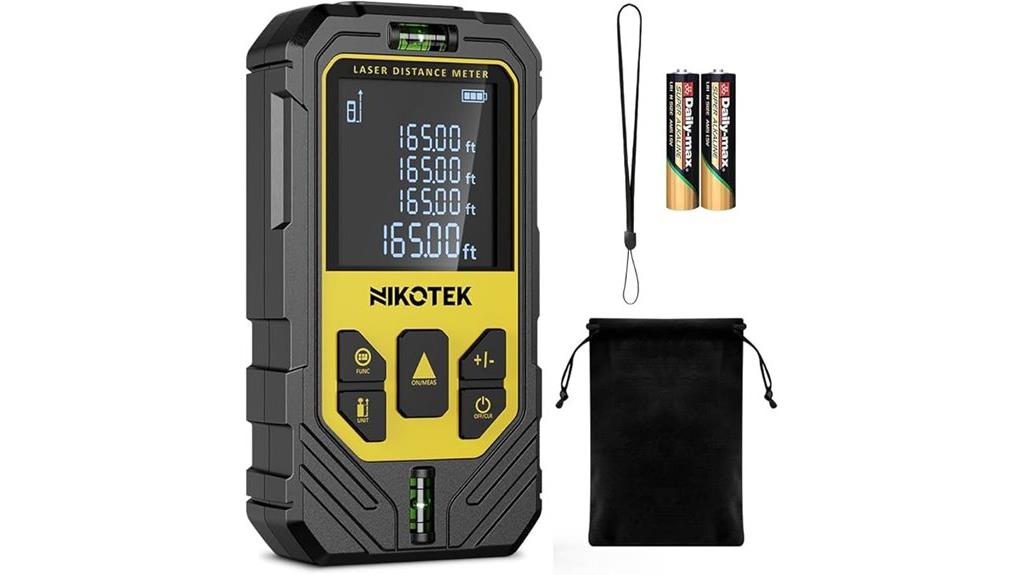 laser distance meter features