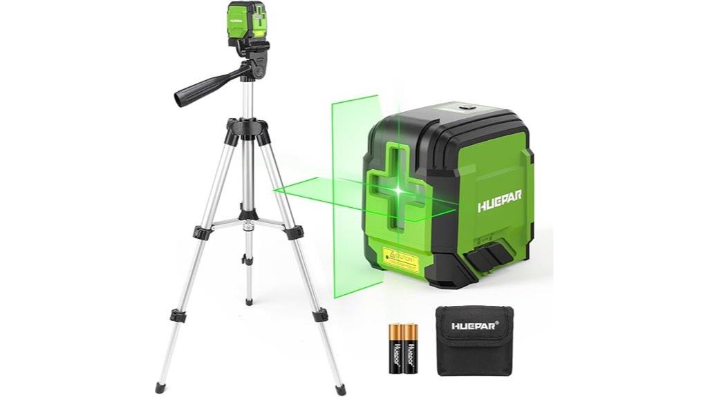 laser level with tripod