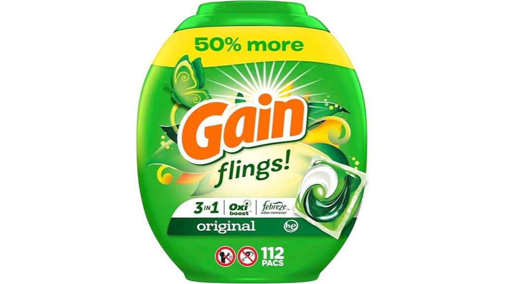 laundry detergent pacs